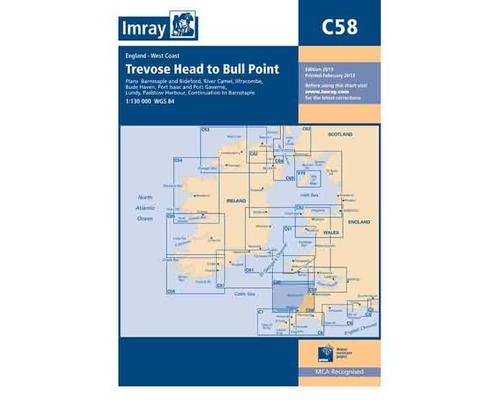IMRAY Carte C58 from Trevose Head to Bull Point