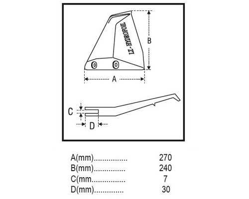 LALIZAS Hydrofoils pour moteur > 50cv