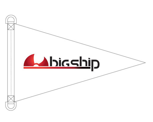 BIGSHIP Fanion logoté Bigship 30x50cm