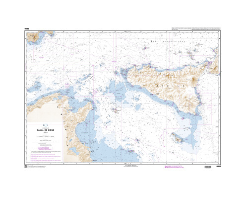 SHOM 7397 carte à plat Rade de Brest - Anse du Fret-Anse