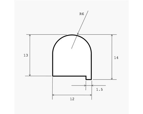 GOIOT Joint pour panneau Cristal 12.12 (le m)