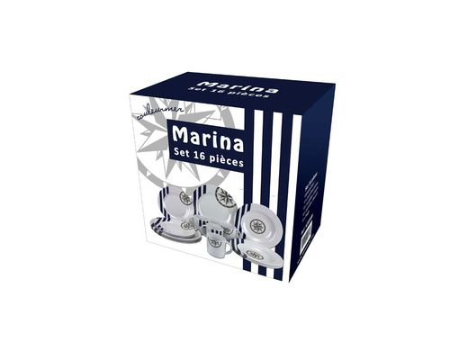 COULEUR MER Marina boîte 16 pièces