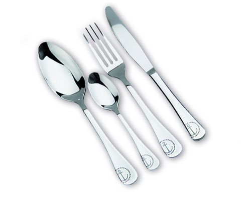 ANCHOR Ensemble de 24 couverts inox