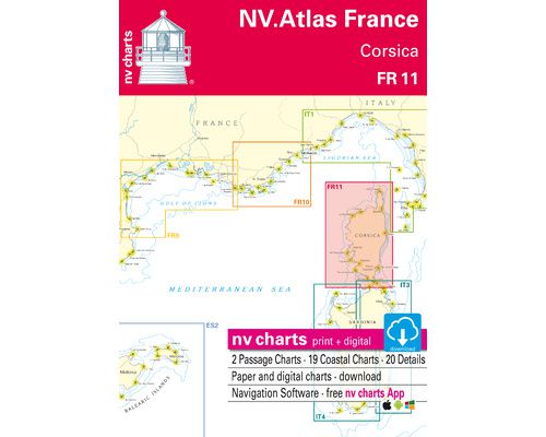 NV Charts Atlas Corse FR 11