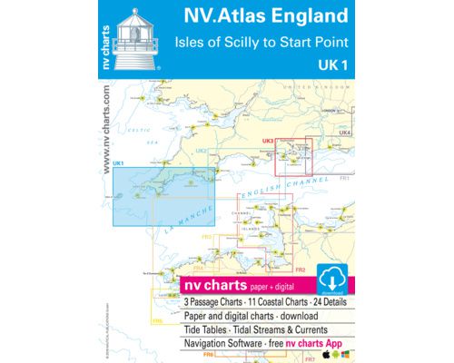 NV Charts Atlas UK îles de Scilly au phare de Star Point UK1