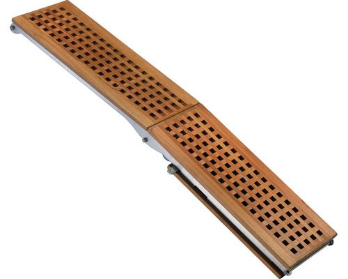 TREM Passerelle pliable en 3 plancher caillebotis