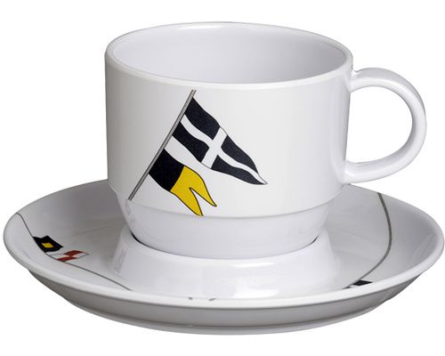 MARINE BUSINESS Regata tasses à café et soucoupes (x6)