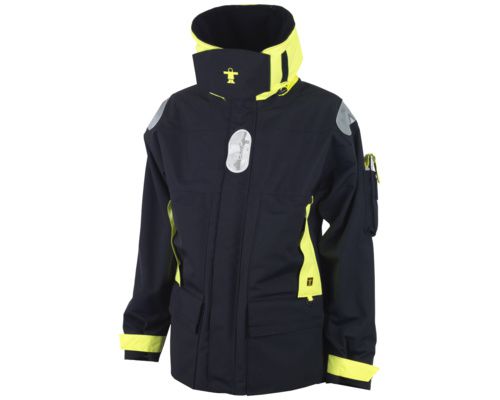 COTTEN Veste KARA noire/jaune fluo S