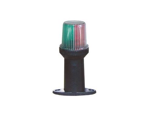 LALIZAS Feu 360° tricolore sur hampe, support noir