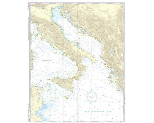 NV CHARTS Pilot 3 Carte marine Hauturière Mediterranée Est