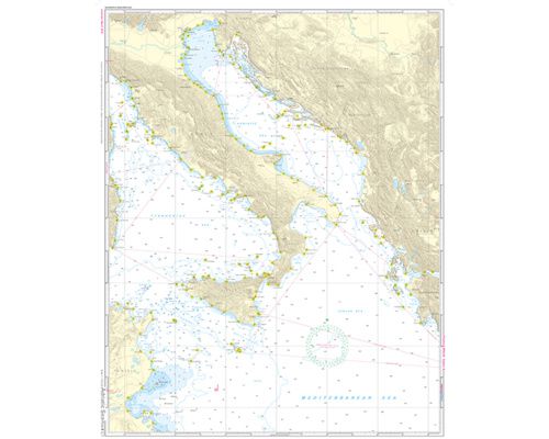 NV CHARTS Pilot 4 Carte marine hauturière Méditerranée Ouest