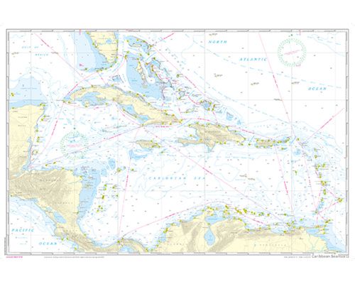 NV CHARTS Pilot 6 Carte Hauturière Côte Est US Caraïbes