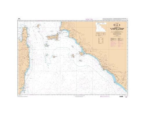 SHOM 7291 à plat De Piombino à Fiumicino et côte Est Corse