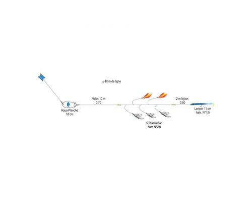 FLASHMER Traine bateau multipêche + kit