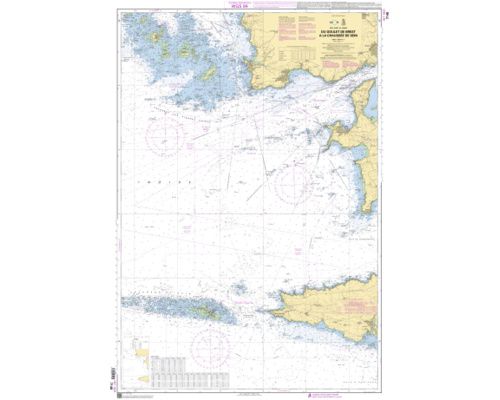 SHOM 7148 à plat Du Goulet de Brest à la chaussée de Sein