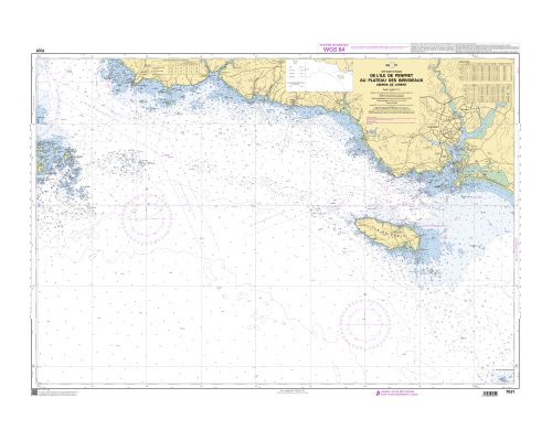 SHOM 7031 à plat e lîle de Penfret au Plateau des Birvideaux