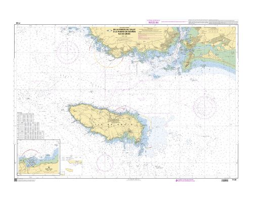 SHOM 7139 à plat De Talut à Gâvres-île de Groix