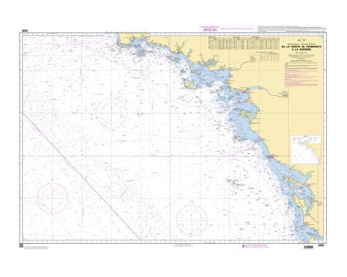 SHOM 6990 à plat De Penmarc'h à La Gironde