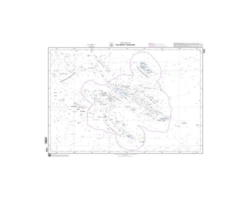 SHOM 7246 à plat Polynésie française