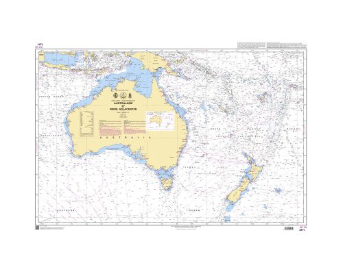 SHOM 7271 à plat Australie et mers adjacentes