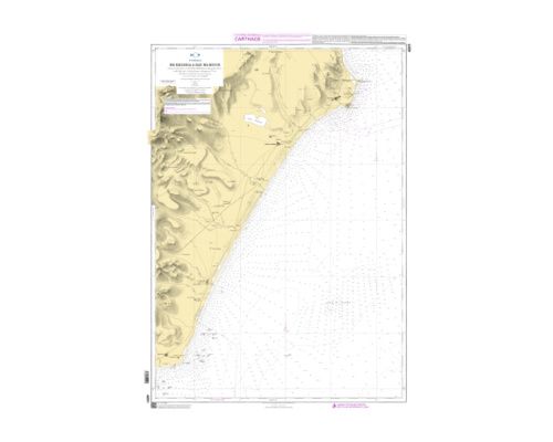 SHOM 4221 à plat de Kelibia à Ras Mamour
