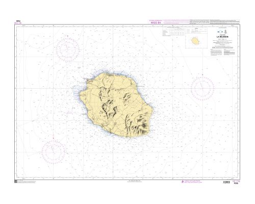 SHOM 7035 à plat ile de la reunion