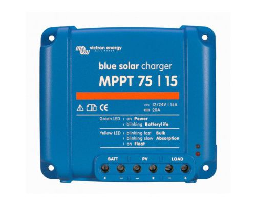 VICTRON Régulateur BlueSolar MPPT 12/24V - 75V / 15A
