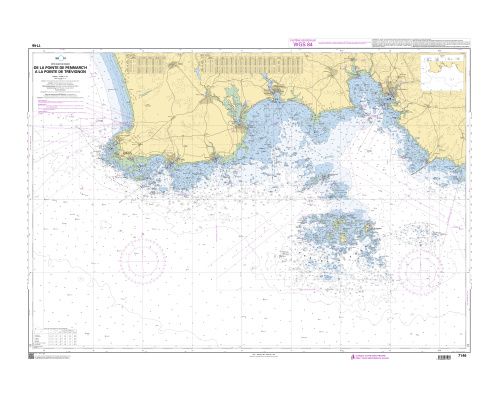SHOM 7146 à plat De la pointe de Penmarc'h à Trévignon