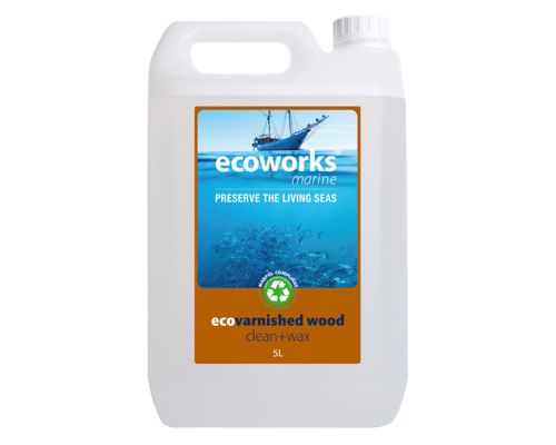 ECOWORKS MARINE Nettoyant renovateur pour bois vernis 5L