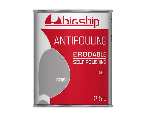 BIGSHIP Antifouling erodable Gris 2,5L