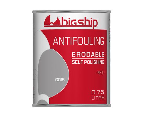 BIGSHIP Antifouling erodable gris 0,75L