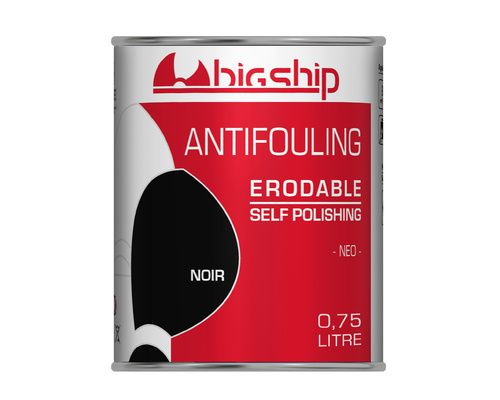 BIGSHIP Antifouling erodable Noir 0,75L
