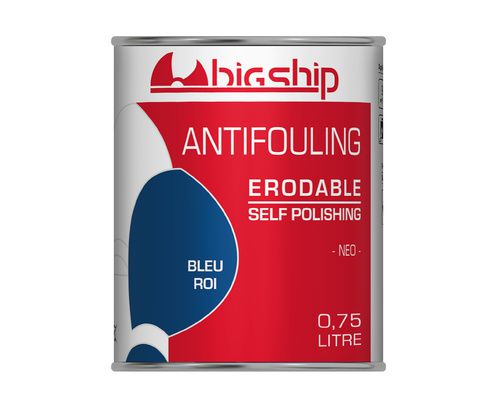 BIGSHIP Antifouling erodable Bleu roi 0,75L
