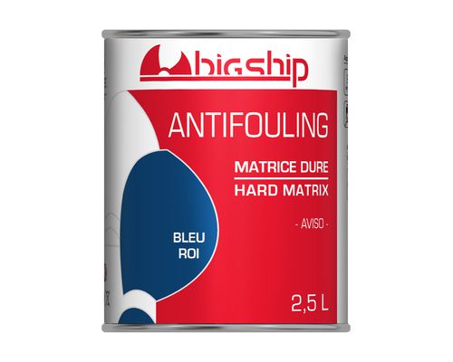 BIGSHIP Antifouling matrice dure Bleu roi 2,5L