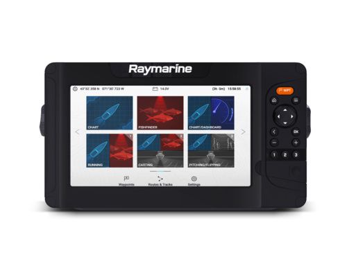 RAYMARINE Combiné GPS/Sondeur Element 9' HV avec sonde TA