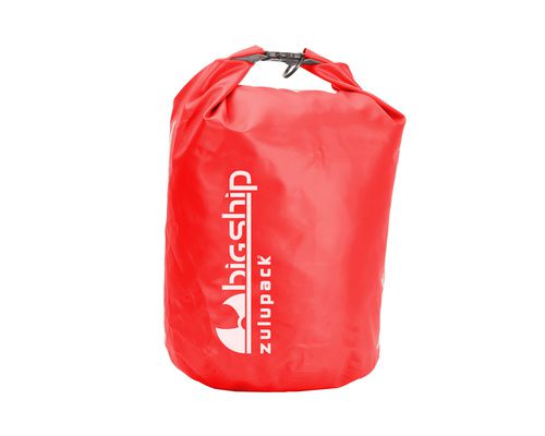 BIGSHIP Sac tube étanche rouge 15L