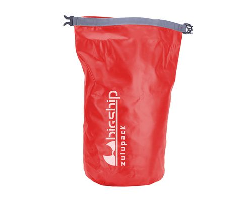 BIGSHIP Sac tube étanche rouge 15L