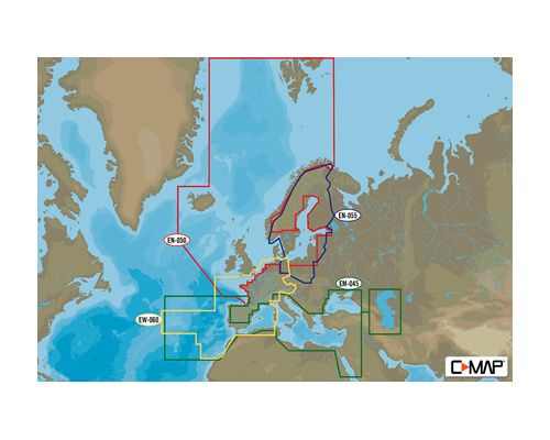 CMAP 4D MAX+ Continental Europe du Sud