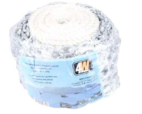 Bosse de mouillage mixte - Cordage 8x15m - Chaine 6x5m