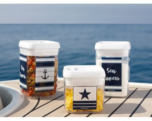 MARINE BUSINESS Set de 4 boîtes hermétiques SEA LOVERS