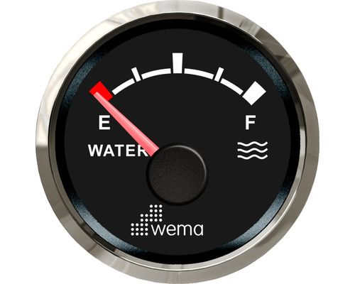 Jauge Silverline eau NMEA2000 - noir