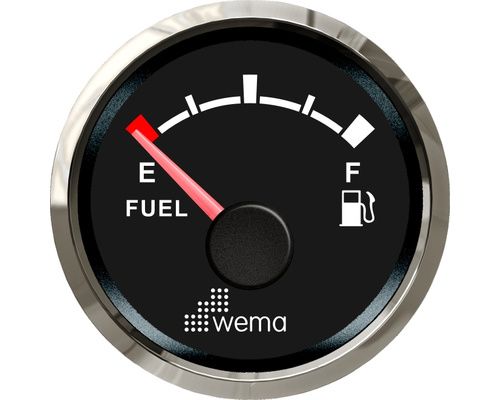 Jauge Silverline carburant NMEA2000 - noir
