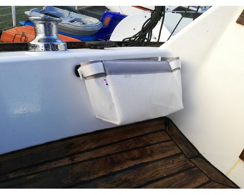 BIGSHIP Sac à drisse en grille PVC et sangle 45x35x15