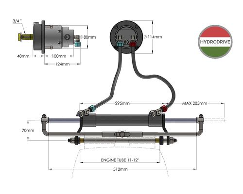 HYDRODRIVE Direction Hydraulique MF175