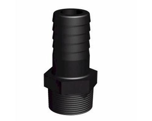 TRUDESIGN raccord droit cannelé - filetage mâle 13mm - 1/2''