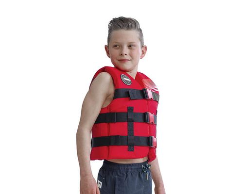 JOBE Gilet de sauvetage rouge - enfant 30-40kg