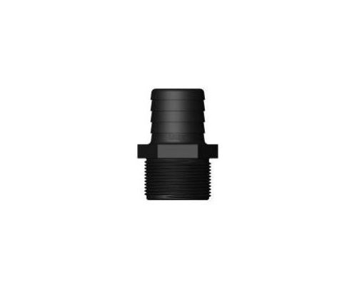 TRUDESIGN raccord droit cannelé - filetage mâle 32mm - 1 1/4