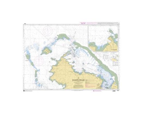 SHOM 7492 à plat Mayotte Nord de la passe des îles Choazil