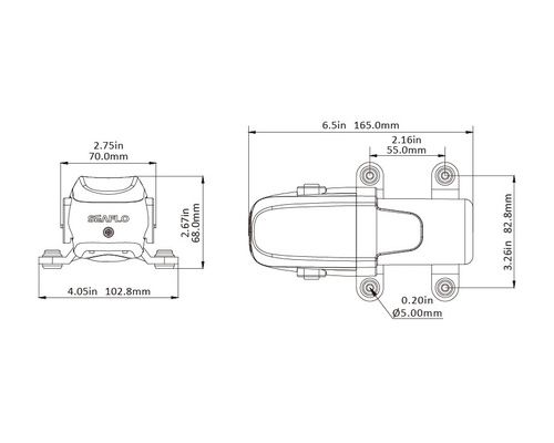 BIGSHIP Pompe groupe d'eau 5,6L/m - 2.8 BAR - 12V