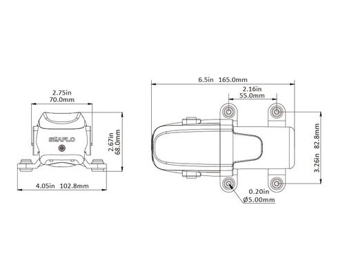 BIGSHIP Pompe groupe d'eau 3,8L/m - 2.8 BAR - 12V